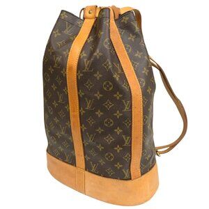 Authentic Louis Vuitton Randonnee GM Drawstring Bag jp400-120325